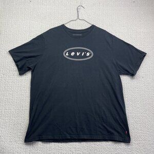 Levi’s Men's Relaxed Fit Short Sleeve T-Shirt Size Size XL White Circle Logo